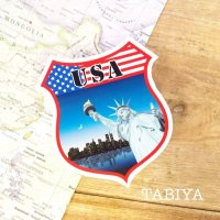 旅屋オリジナル　Country Sticker　USA/アメリカ