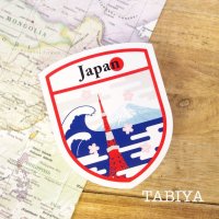 旅屋オリジナル　Country Sticker　Japan/日本