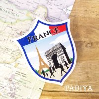 旅屋オリジナル　Country Sticker　France/フランス