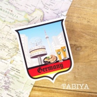 旅屋オリジナル　Country Sticker　Germany/ドイツ